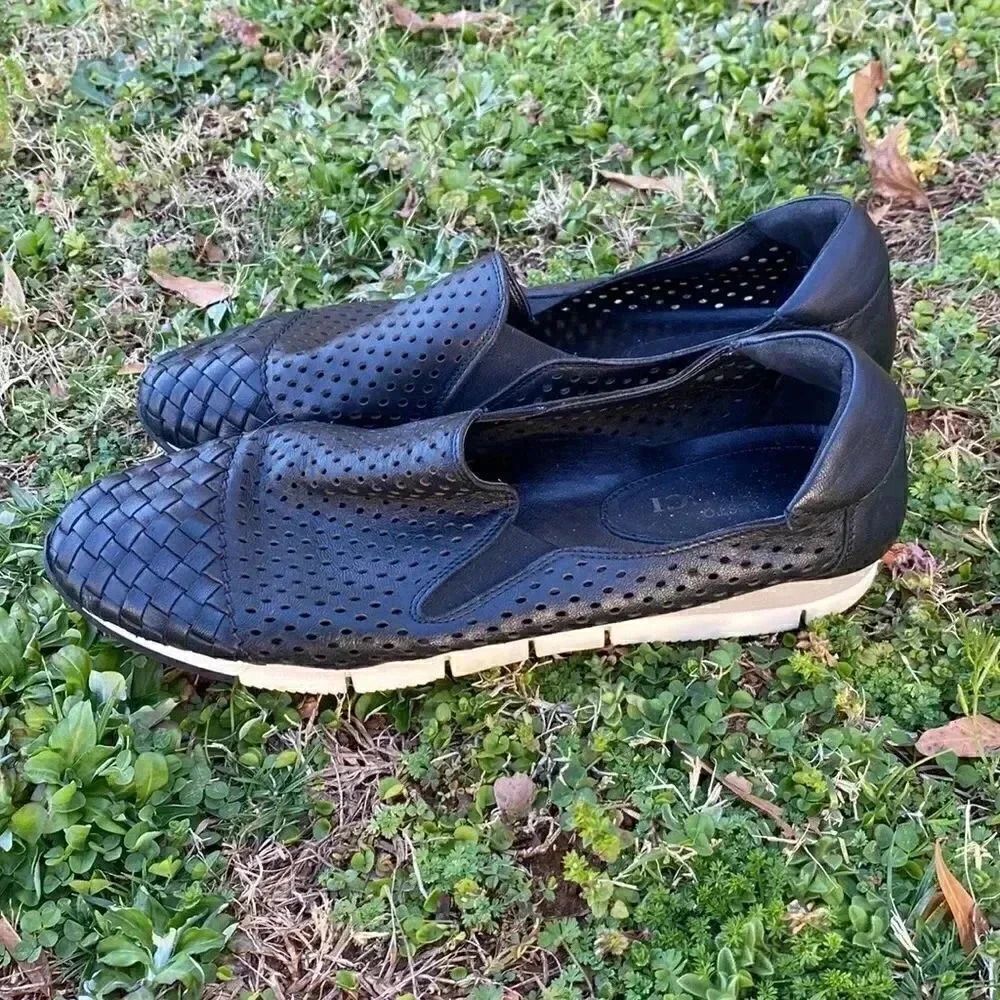 Sesto Meucci Woven Leather Shoes - Picture 4 of 13